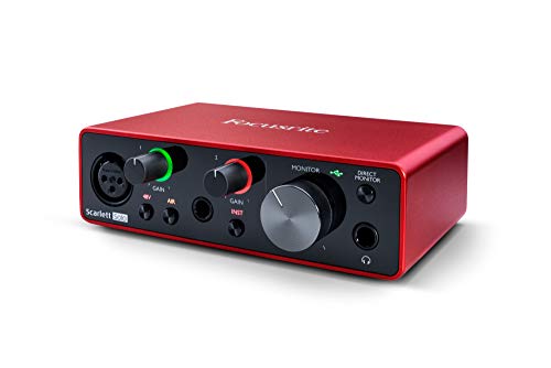 Focusrite Scarlett Solo (3rd Gen) USB Audio Interface with Pro